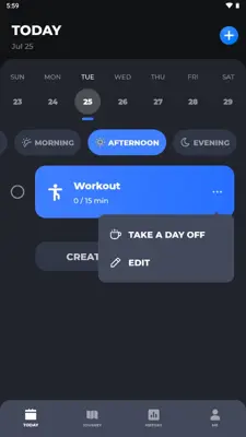 Habit Tracker android App screenshot 1